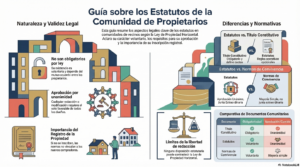 Guía sobre los Estatutos de la Comunidad de Propietarios